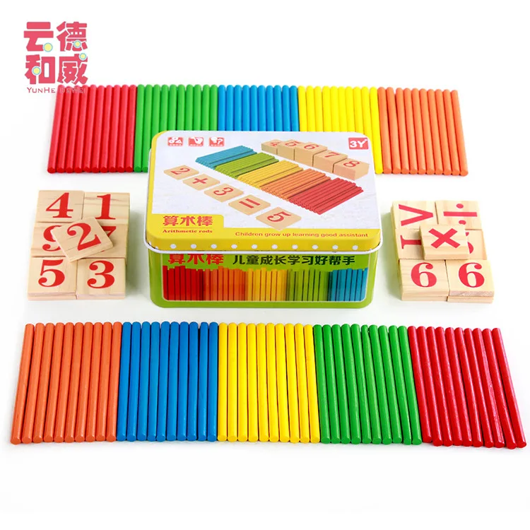 

Iron Box shu zi bang Children Arithmetic Mathematics Teaching Aids Computing Infants Garden Primary School Learning Early Childh