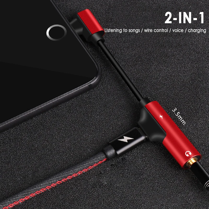 

Audio Charging Dual Adapter Type-C to 3.5mm Headphone Aux Jack Charging Adaptor For Huawei P30 Pro P20 Mate20 30 pro