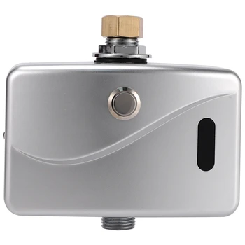 

HLZS-Automatic Electric Urinal Flush Valve Sensor&Manual 2 Function Exposed Wall Mount DC6V Urine Flushing