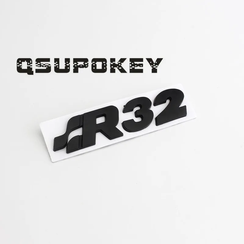 

1X Chrome R32 SR32 Rear Trunk Tailgate Badge Emblem Sticker fit for VW Golf Mk4 R32