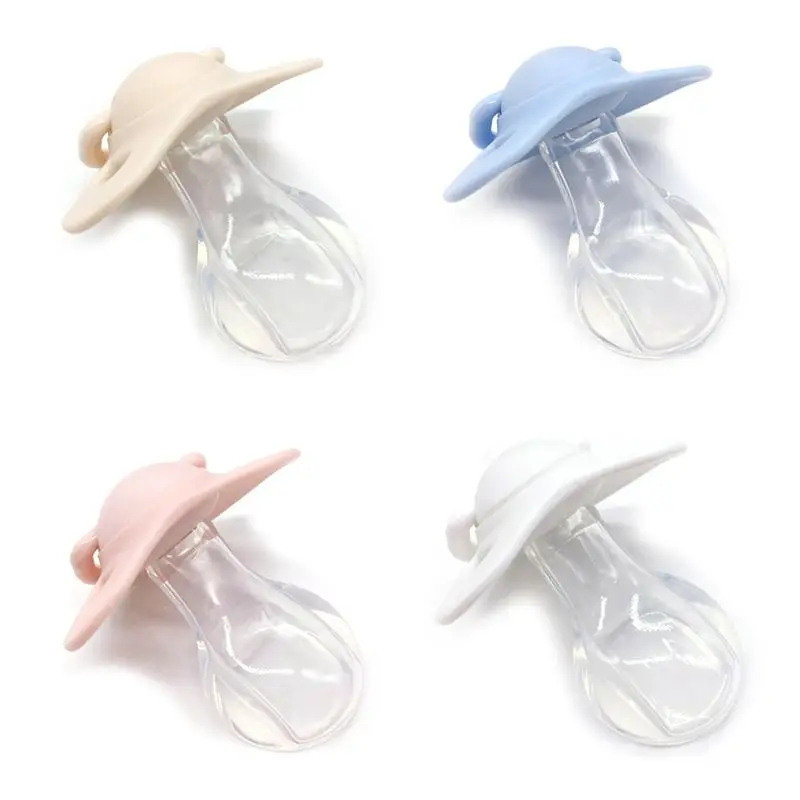 

Soother Pacifier Feeder Wide-bore Butterfly Shaped Silicone Nipple for Adult