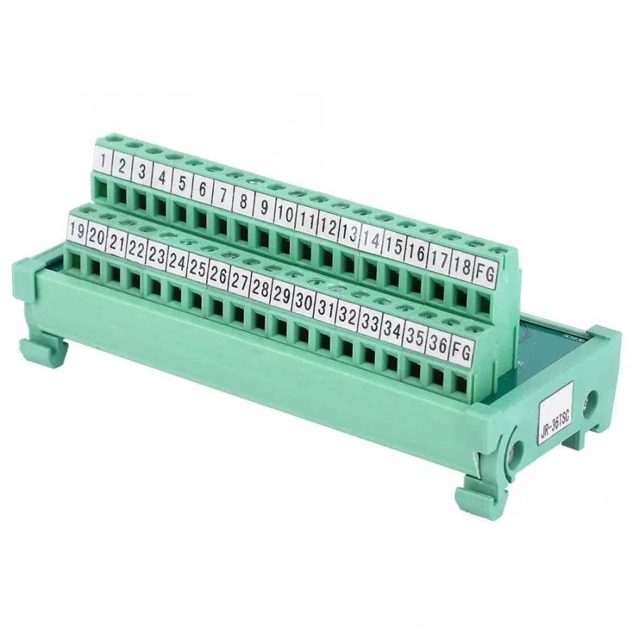 SCSI 36P ПЛК плата клеммный блок 35 мм плата адаптера сигнала ПЛК адаптер релейный модуль AWG 22-16