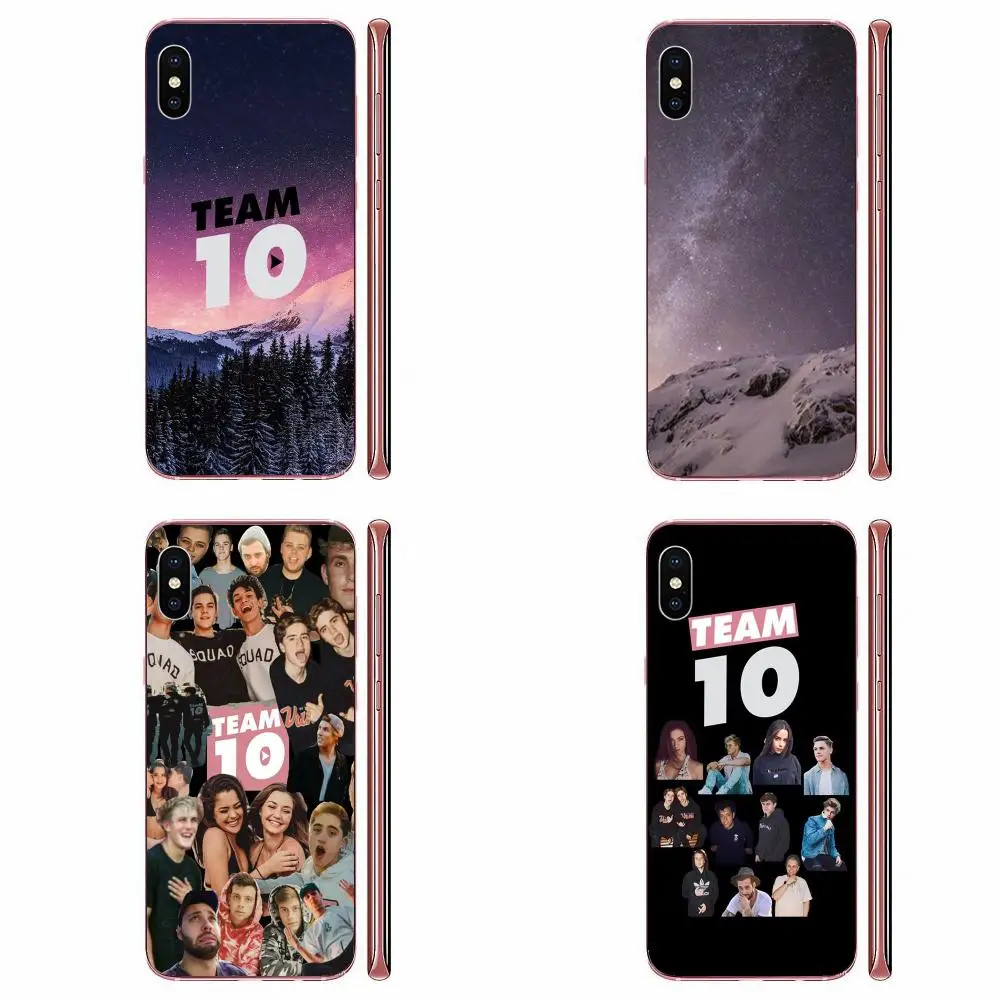 Team 10 Jake Paul для Samsung Galaxy A10 A20 A20E A3 A40 A5 A50 A7 J1 J3 J4 J5 J6 J7 2016 2017 2018 мягкий дизайн | Мобильные