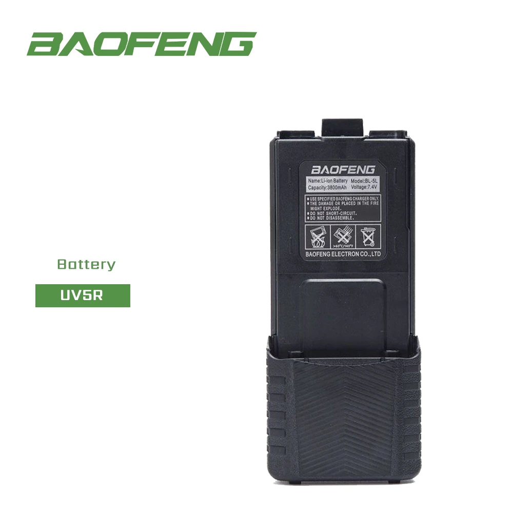 BAOFENG UV-5R BL-5L 7,4 В 3800 мАч литий-ионный аккумулятор большой емкости для Baofeng Walkie Talkie UV-5R серия двухстороннее радио