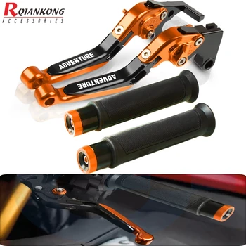 

Motorcycle Folding Extendable Brake Clutch Levers Handlebar Hand Grips Sets For KTM 790 Adventure/R 790 Adventure 2018 2019 2020