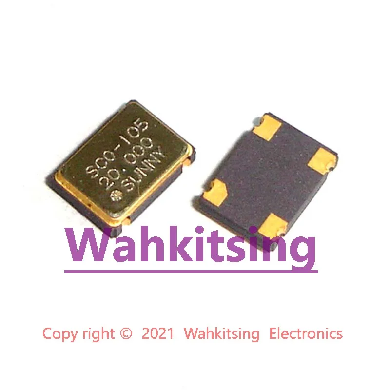 5 PCS 20.000MHz 5070 SMD-4 20M 20.000 MHz 20.000M 20MH..