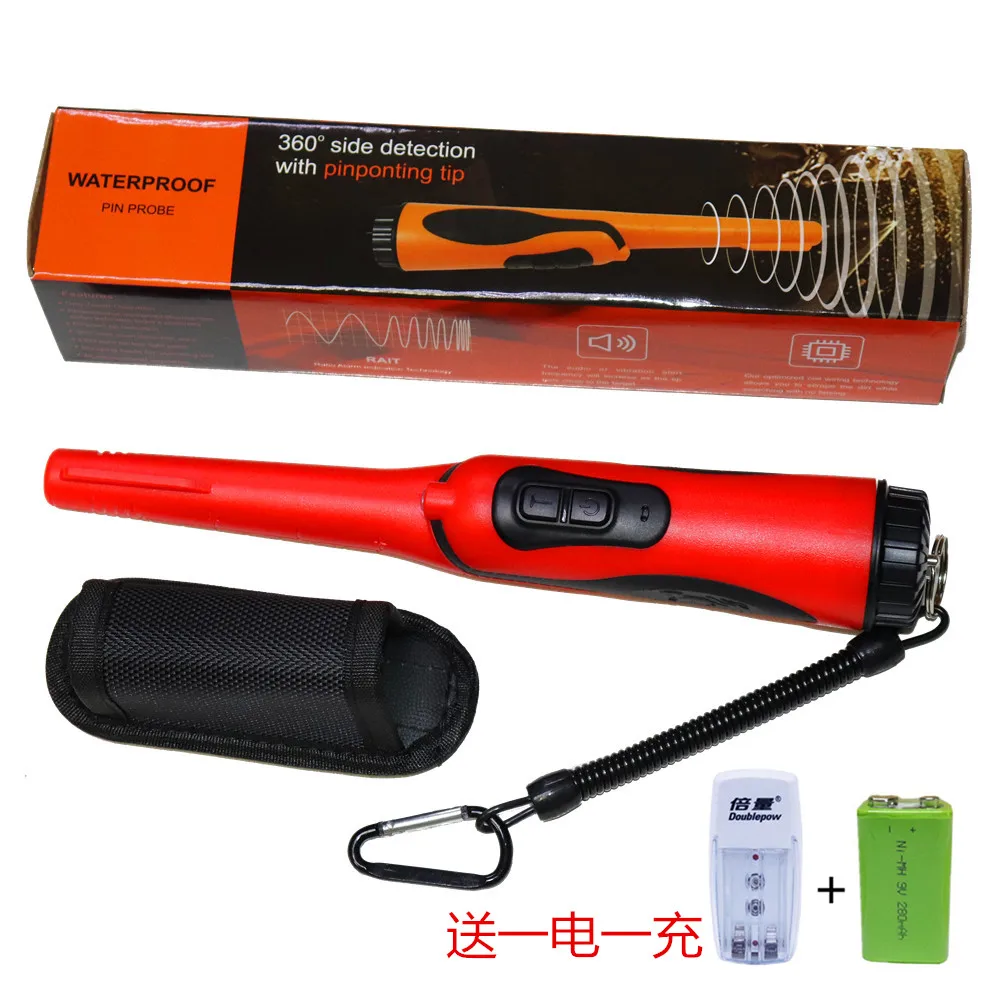 Goede Brand New Pins Wijzen HandHeld Metaaldetector Gold Metalen Waterdichte Super Finder Zoeken Treasure Hunter Kits voor Munt en Goud