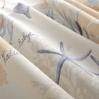 

Modern Garden Curtains for Dining Living Room Bedroom Children's Room Curtains Polyester Cotton Printed Curtains Window Screen