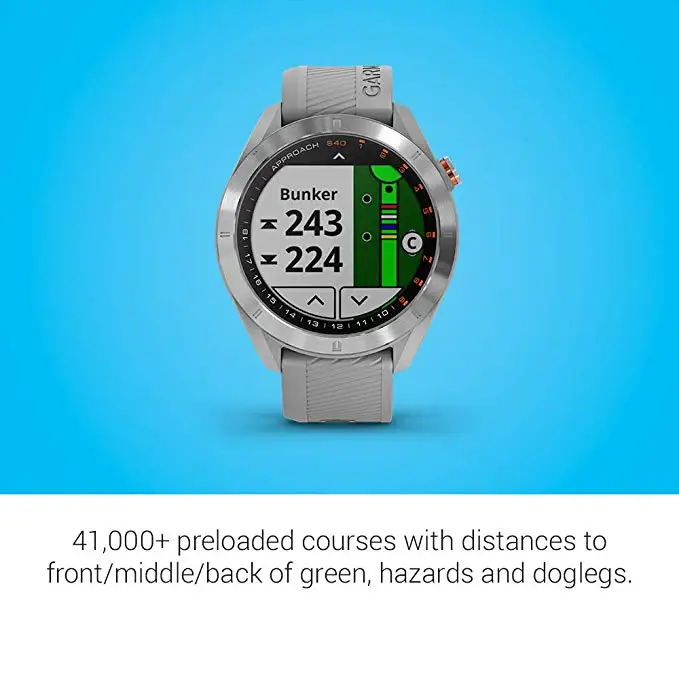 Оригинальные часы для гольфа с GPS Garmin подход S40 стильные умные легкие сенсорным