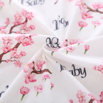 

New Baby Bed Sheet Bedding Set 60x80cm for Newborn Cot Linen 100% Cotton deer Printing Babe Blanket