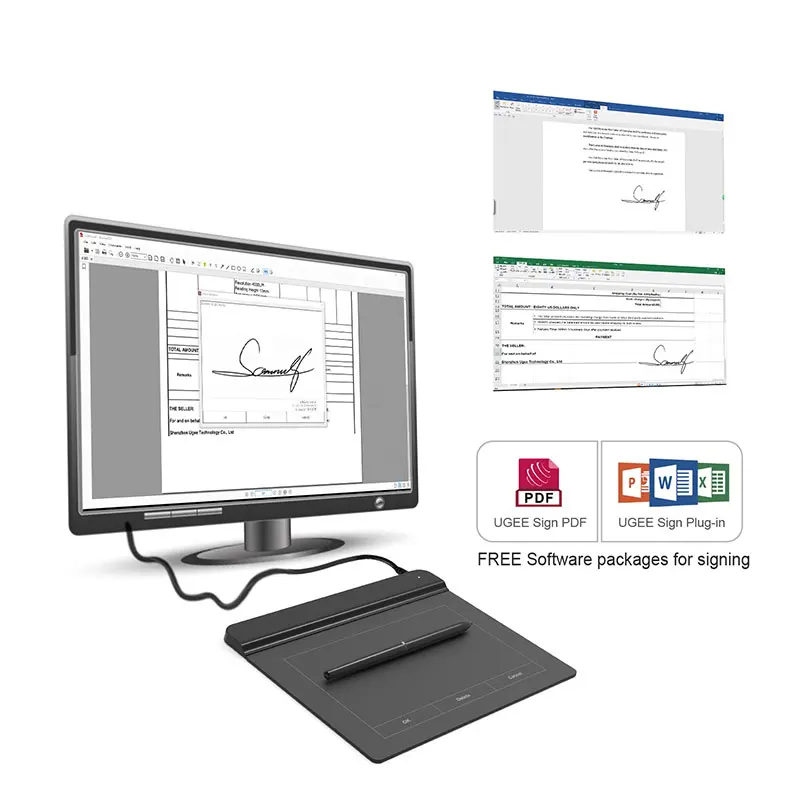 Ugee CS06 фирменный планшет профессиональный графический для рисования 6x4 дюймов