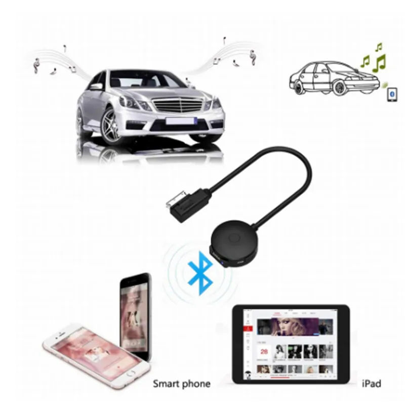 Auto MDI AMI MMI AUX Bluetooth4.0 USB зарядный кабель для VW Golf Passat Tigua Audi A6L A8L Q7 A3 A4L A4 A6 A5 A1 S5 Q5 B6 B8 C6 B7