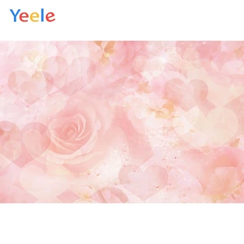 

Yeele Photo Backdrops Dreamy Pink Blossom Flowers Polka Dots Child Portrait Photographic Backgrounds Photocall Photo Studio