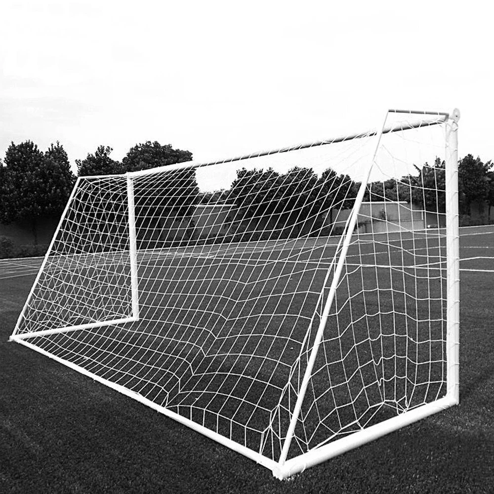 7 Размеры футбольная сетка чистая Футбол стойки ворот сетка прочная для спортивных тренировок матч 1,8 м x 1,2 м 3 м х 2 М 3,6 м x 1,8 м