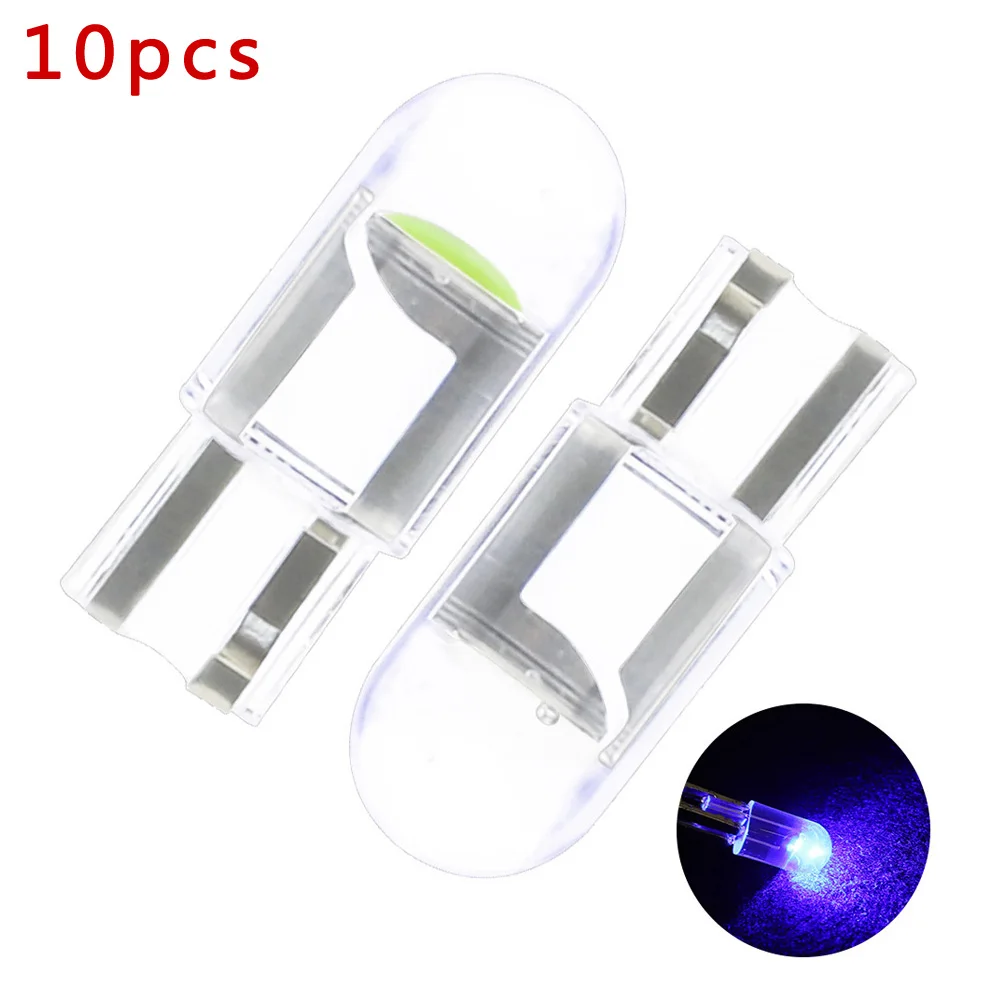 10 шт 12V 501 194 W5W 7020 SMD 2 светодиодный Футболка с принтом "автомобиль" Canbus Error Free Клин светильник лампочка Водонепроницаемый Автомобильный светодиодный лампы