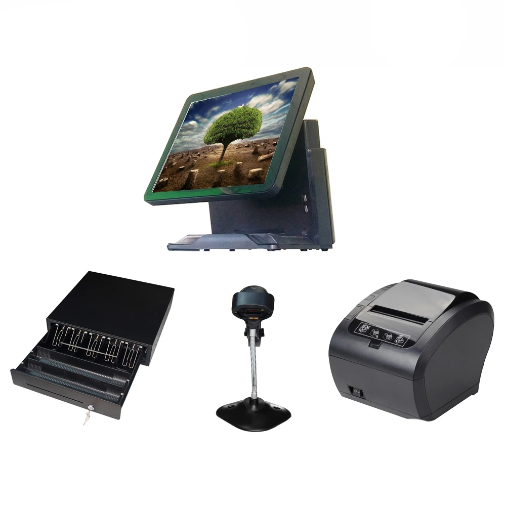 

ComPOSxb wholeset pos system commercial pos terminal 15" capacitive pos all in one