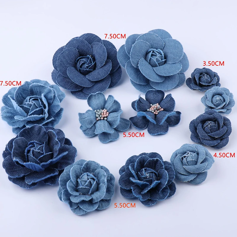 denim & flowers