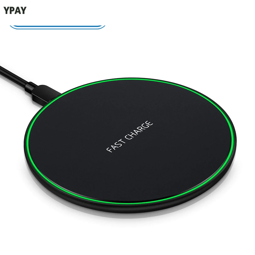 

Wireless Charger Qi Smart Quick Charge Fast Charger 7.5W for Mi MIX 2S iPhone X XR XS 8 plus 10W For Sumsung S9