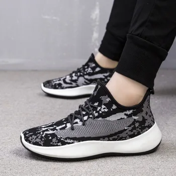 

New Style Men's Fashion Leisure Sports Shoes Spring And Summer Running Shoes Student Breathable Running Comfortable Men's Shoes