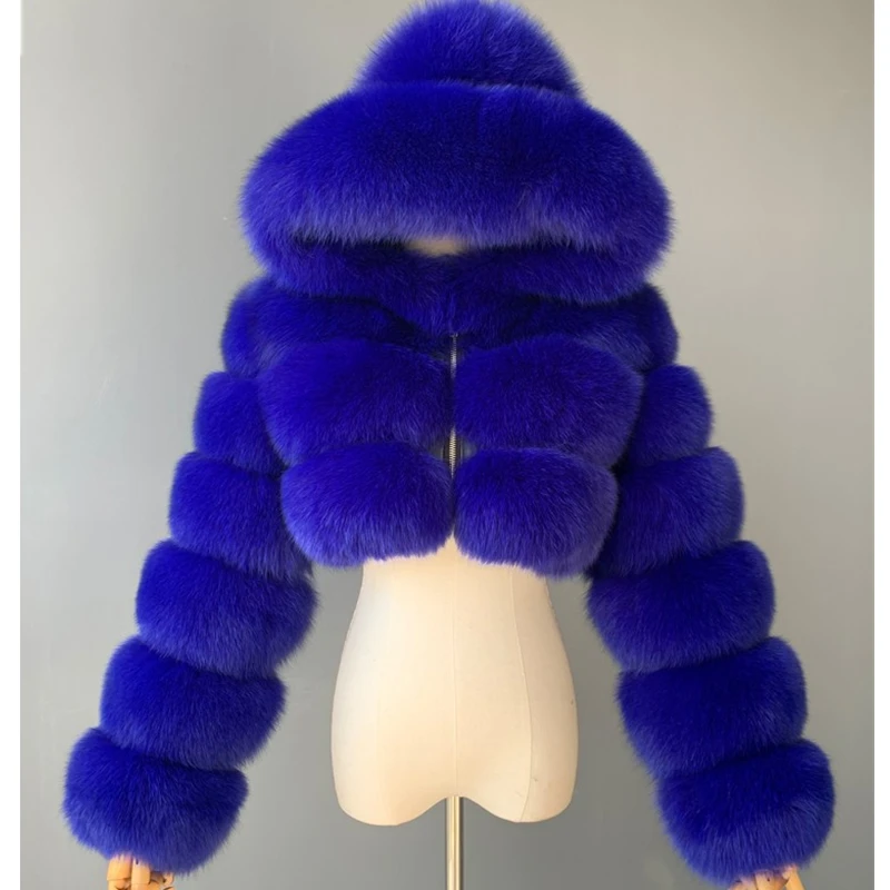 

Women Winter Furry Long Sleeve Zip Faux Fur Coats Fake Fur Jackets With Hooded Short Fur Jacket Overcoat