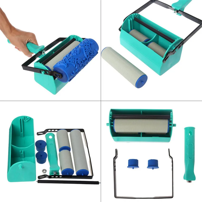 ferramenta de pintura parede com rolo 03