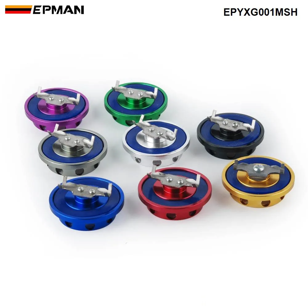 Спортивный EPMAN заготовка Серебряный моторный Масляный Фильтр Крышка топливного бака Крышка для Mitsubishi jdm EPYXG001MSH