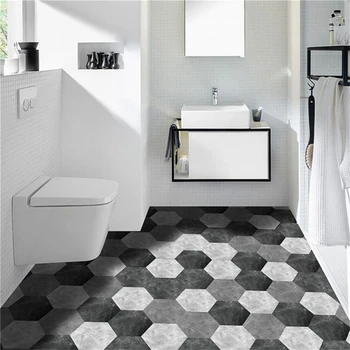 

Waterproof Bathroom Floor Stickers Peel Stick Self Adhesive Floor Tiles Kitchen Living Room Decor Non Slip Floor Decal