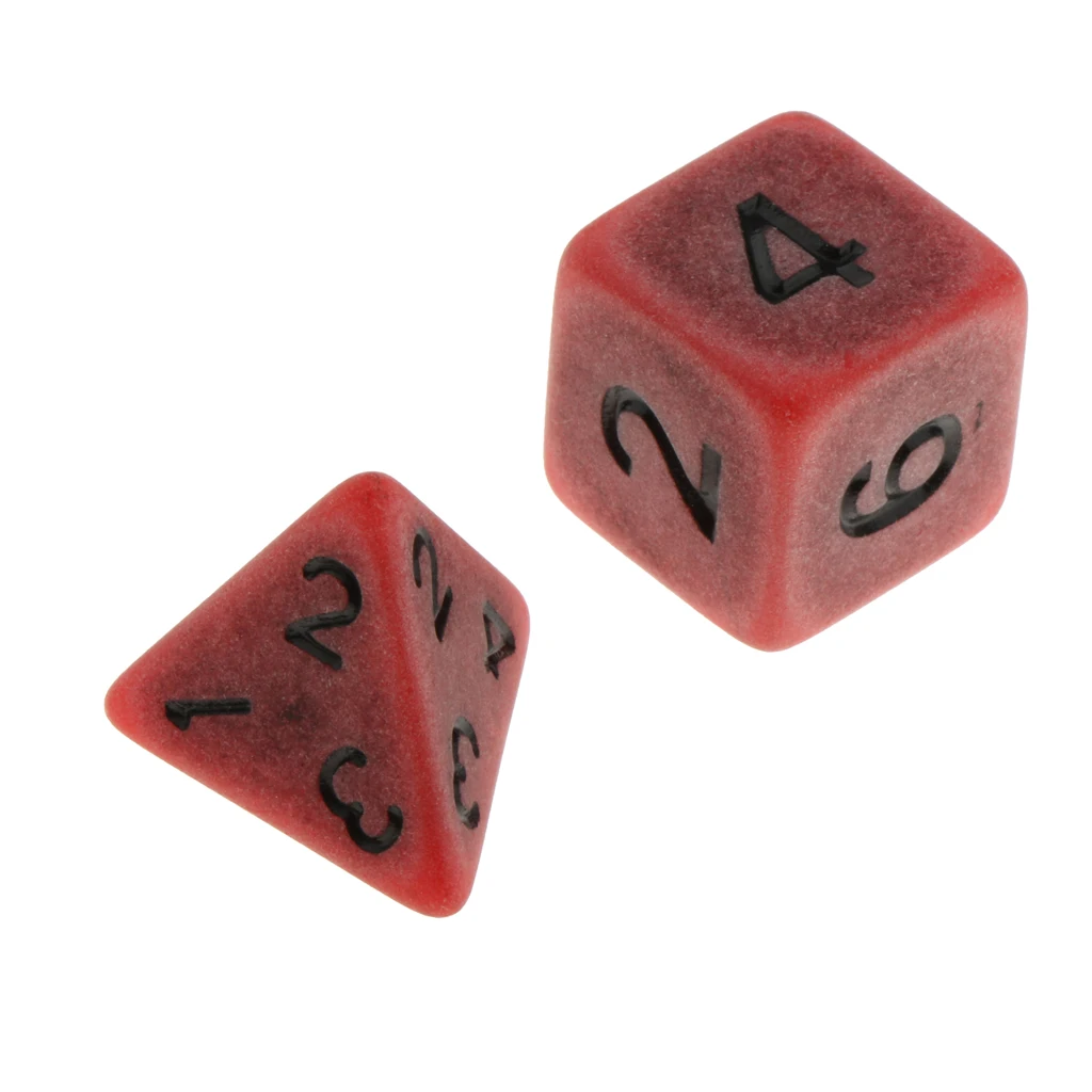 Pack of 7 Polyhedral Dices Table Board Games Party KTV for Dungeon & Dragons DND Dice Set Party Game Dices Hobby & Collectibles