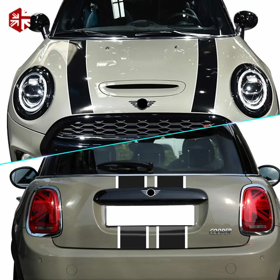 Auto Motorkap Motorkap Sticker Strepen Stickers Decor Voor Mini Cooper S Jcw R55 R56 R60 R61 F54 F55 F56 F60 Countryman Accessoires