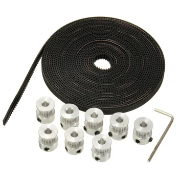

26PCS 5M Timing Belt GT2 5mm Pulley For RepRap Prusa Mendel Series 3D-Printer