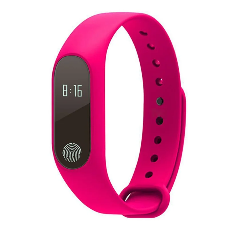 Мини Смарт Bluetooth браслет счетчик шагов фитнес часы будильник вибрации браслет с пульсометром для спорта - Цвет: MULTICOLOR