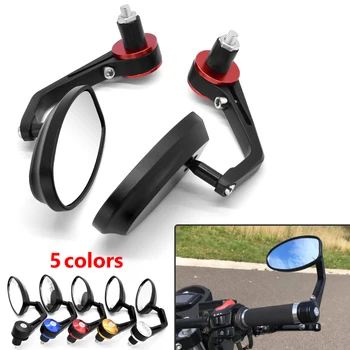 

For Yamaha MT07 MT09 MT10 mt 07 09 10 mt-07mt-09 mt-10 Motorcycle Aluminum Rear View 7/8" Handle Bar End Side Rearview Mirrors