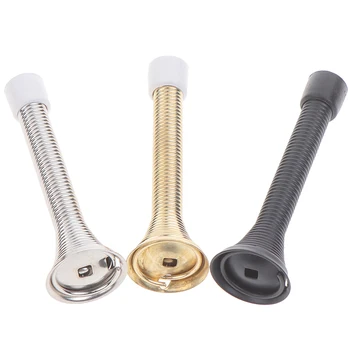 

1 Piece Rubber Cap Metal Door Stops Spring Stopper Wall 85mm Door Stopper