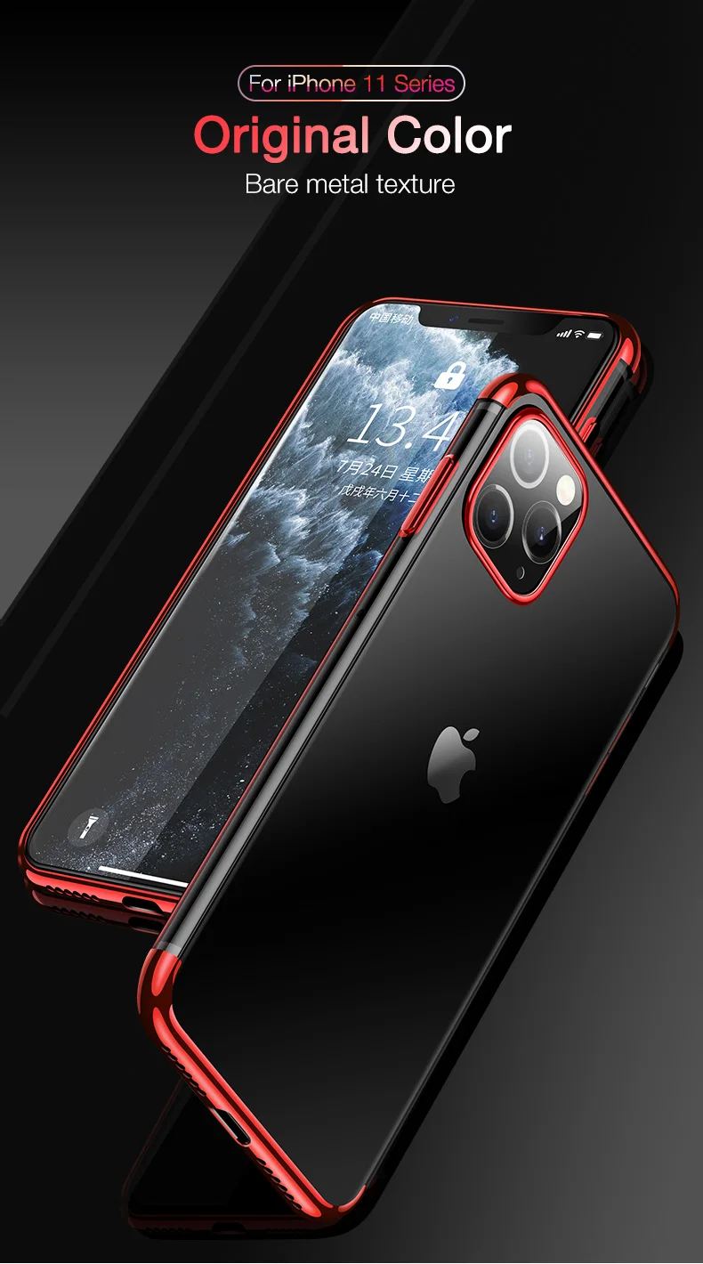plating TPU phone case for iPhone 11 pro max (1)