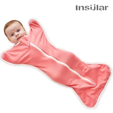 0-3 месяцев детское одеяло хлопок детские руки-вверх эластичный дышащий спальный мешок ребенка пеленать