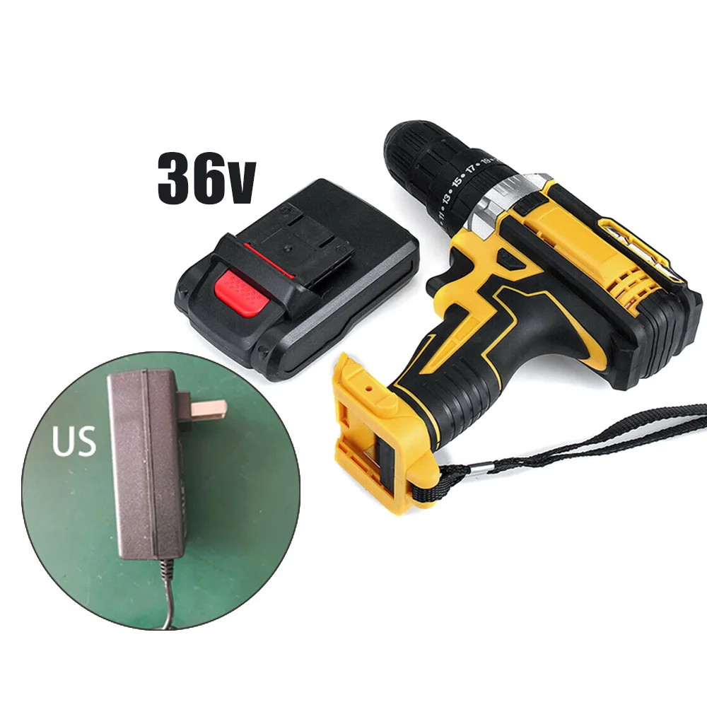 

36V Electric Drill Cordless 28N.m LED Light Screwdriver With Battery & Charger 1*Electric Drill 1*Charger 1*Battery