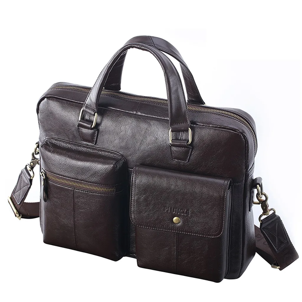 Male Briefcase Men's Business Handbag Brand Luxury Men Briefcases Laptop Bag High Quality Men Briefcase Shoulder Messenger Bags