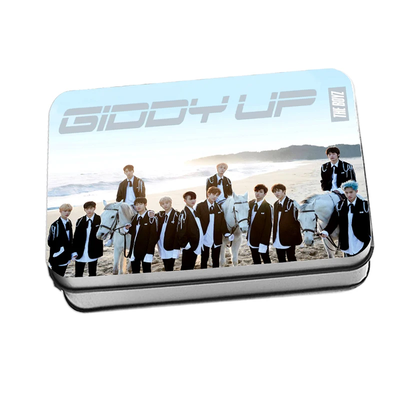 Kpop THE BOYZ 2-й мини-альбом фотография Поляроида Lomo Card подарки THE BOYZ Fans подарки металлический ящик 40 шт./кор. Прямая