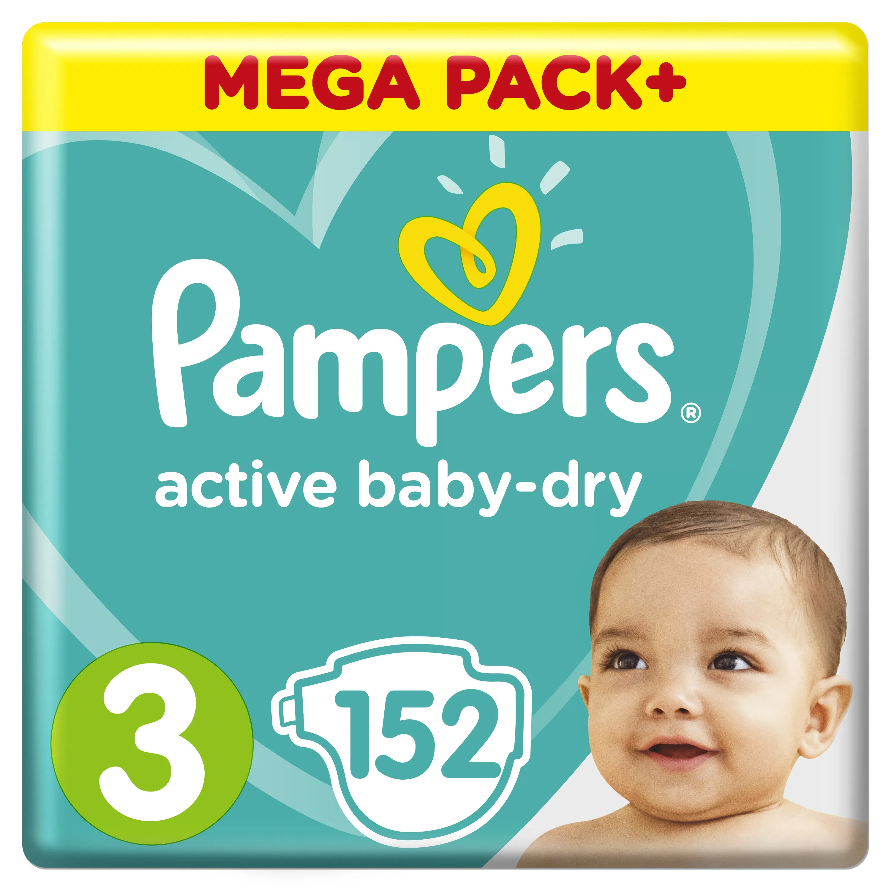 Подгузники Pampers Active Baby Dry 6 10 кг, 3 размер, 152 шт.|baby diapers|diapers for childrendisposable baby diapers | АлиЭкспресс