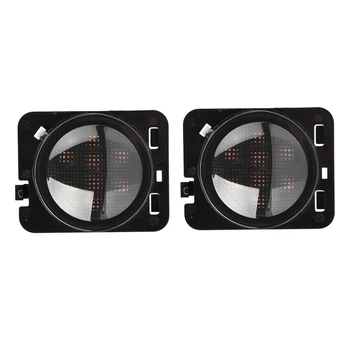 

2 PCS Low Power 8 SMD LED Light Fender Flares Turn Signal Light For Jeep Wrangler JK 2007~2015 LED Side Marker Lamp