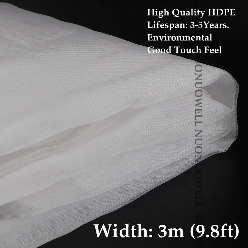 Width 3m 5 м 6 размер 40~ 100 сетка для борьбы с вредителями Отпугиватель сеток для сельскохозяйственных овощей и фруктов защитная сетка для ухода за садовой сеткой Москитная пластиковая сетка - Цвет: Width 3m