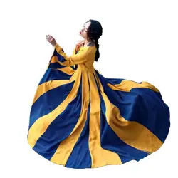 Популярные Элегантные рукава осеннее платье женское платье сшитое с длинными рукавами большое богемное стильное пляжное Эксклюзивное