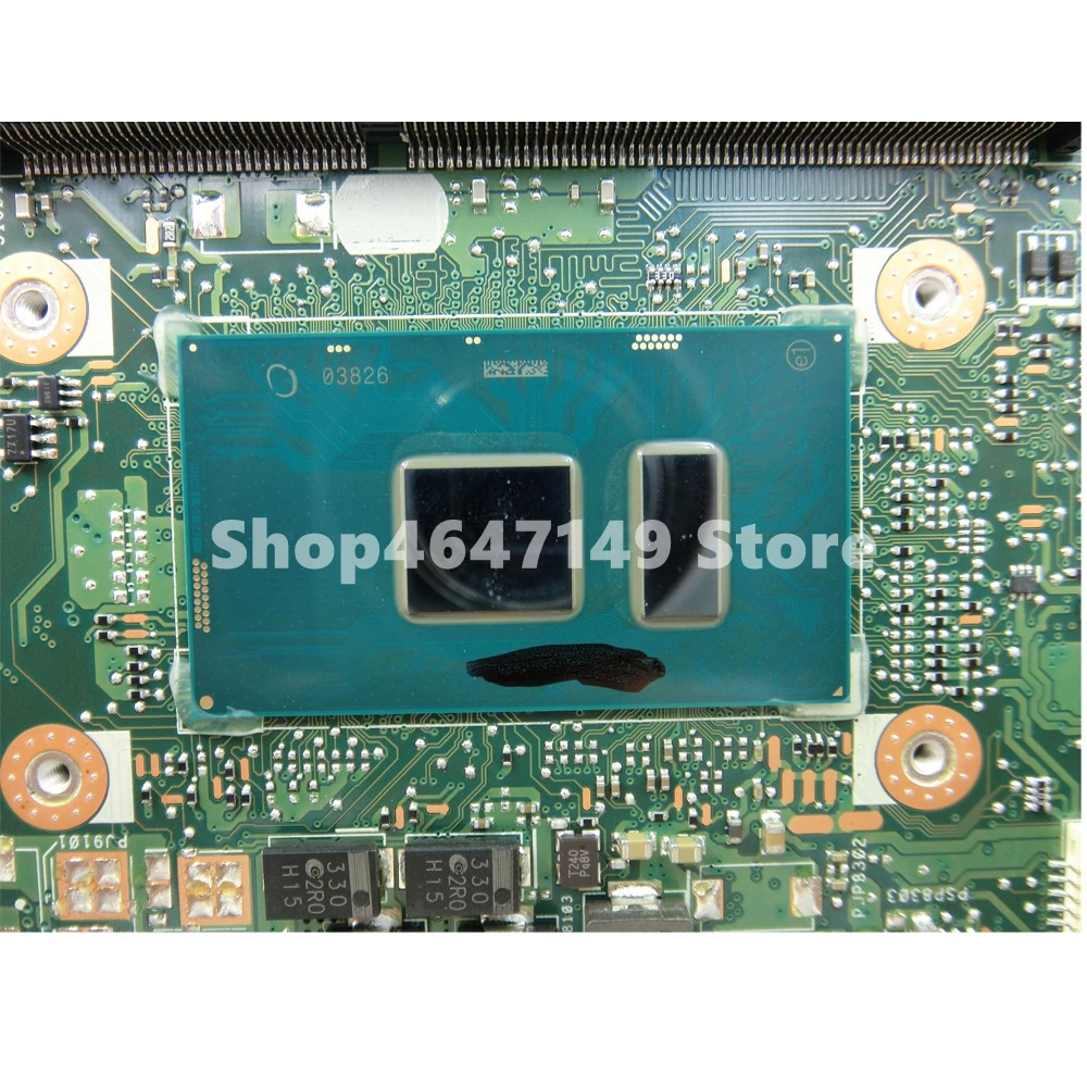  X556UA 4GB RAM i3-6100 CPU Mainboard REV 3.1 For ASUS X556UA X556UV X556U F556U K556UJ X556UJ lapto