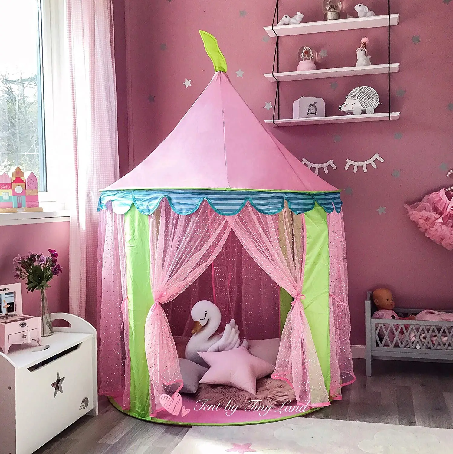 Children's Tent Folding Tents Play House For Children Teepee Toy Tents For Kids Tipi Infantil Indoor Ball Pit Princess Castle 3