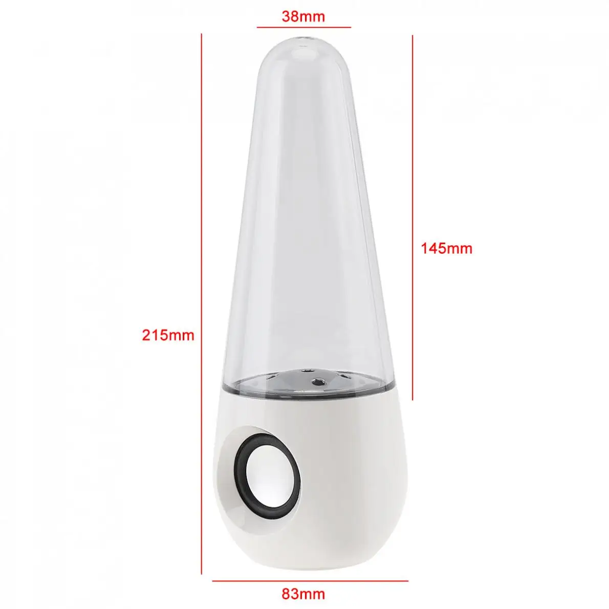 Smart Mini Bullet-shape Tumbler водный динамик Фонтан СВЕТОДИОДНЫЙ Портативный Настольный стерео динамик для музыкальных плееров/ПК/мобильного телефона