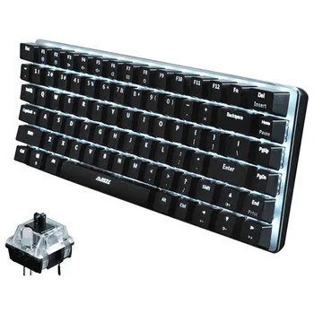 

AK33 LED Backlight USB Wired Gaming Mechanical Keyboard for Desktop Laptop Professional Ultra-slim Wired Keyboards