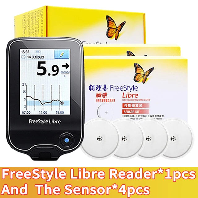 Abbott Freestyle Kit De Sensor De Azucar En Sangre Para Diabeticos Glucometro Con Sensor De Azucar En La Sangre Solo Para Lector De Freestyle Abrazaderas Y Soportes Aliexpress