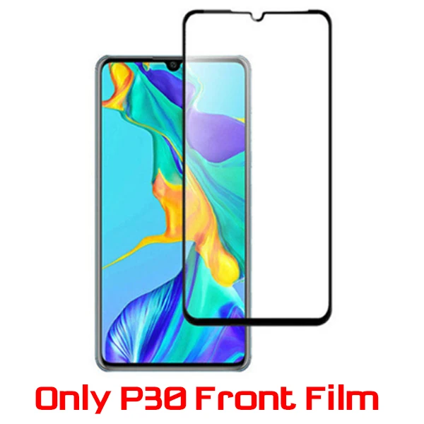 p30 front film 2 в 1 чехол для камеры для стекла hauwei huawei p30 lite защитные очки hawei p 30 lite СВЕТ pro 30pro p30lite p30pro защитная пленка - Цвет: p30 front film