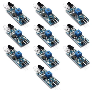 

10PCS IR Infrared Obstacle Avoidance Sensor Module for Arduino Smart Car Robot