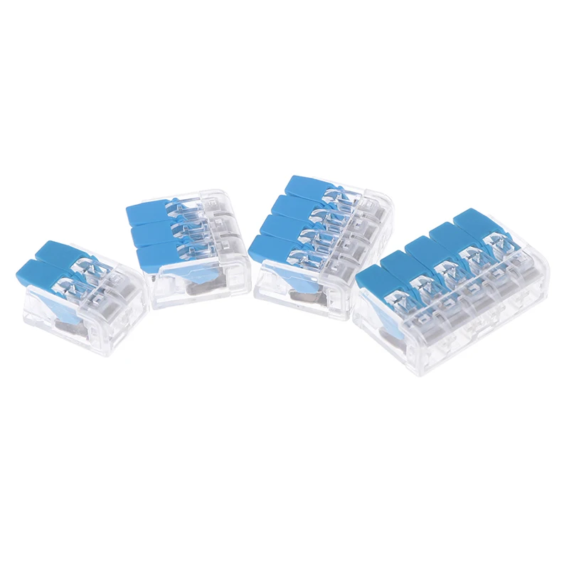 

20PCS/lot Replace 221 Style Mini Fast Wire Connectors,Universal Compact Wiring Connector,Push-in Conductor Terminal Block
